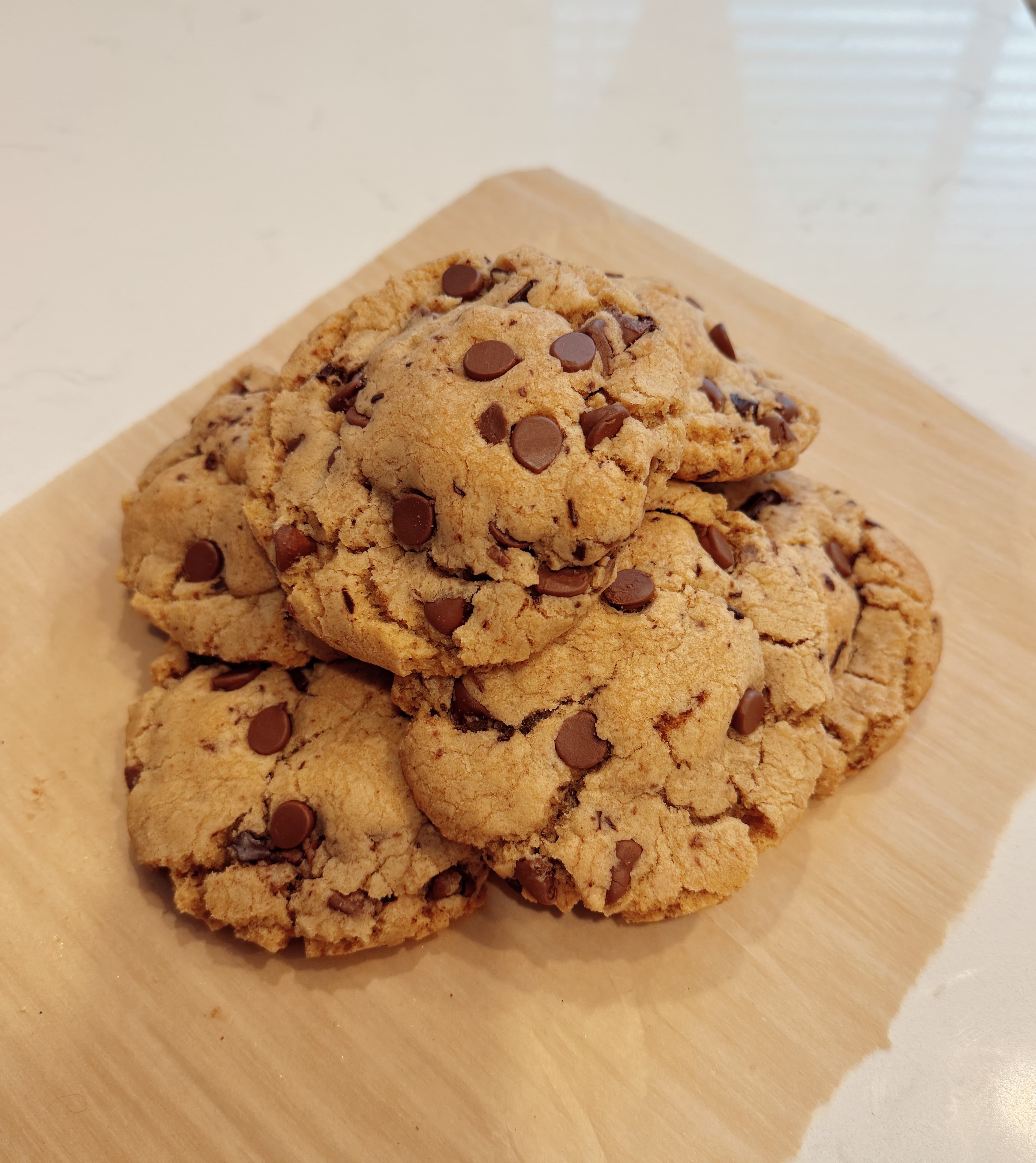 Brown butter chocolate chunk cookies from Bay's Baked Goods