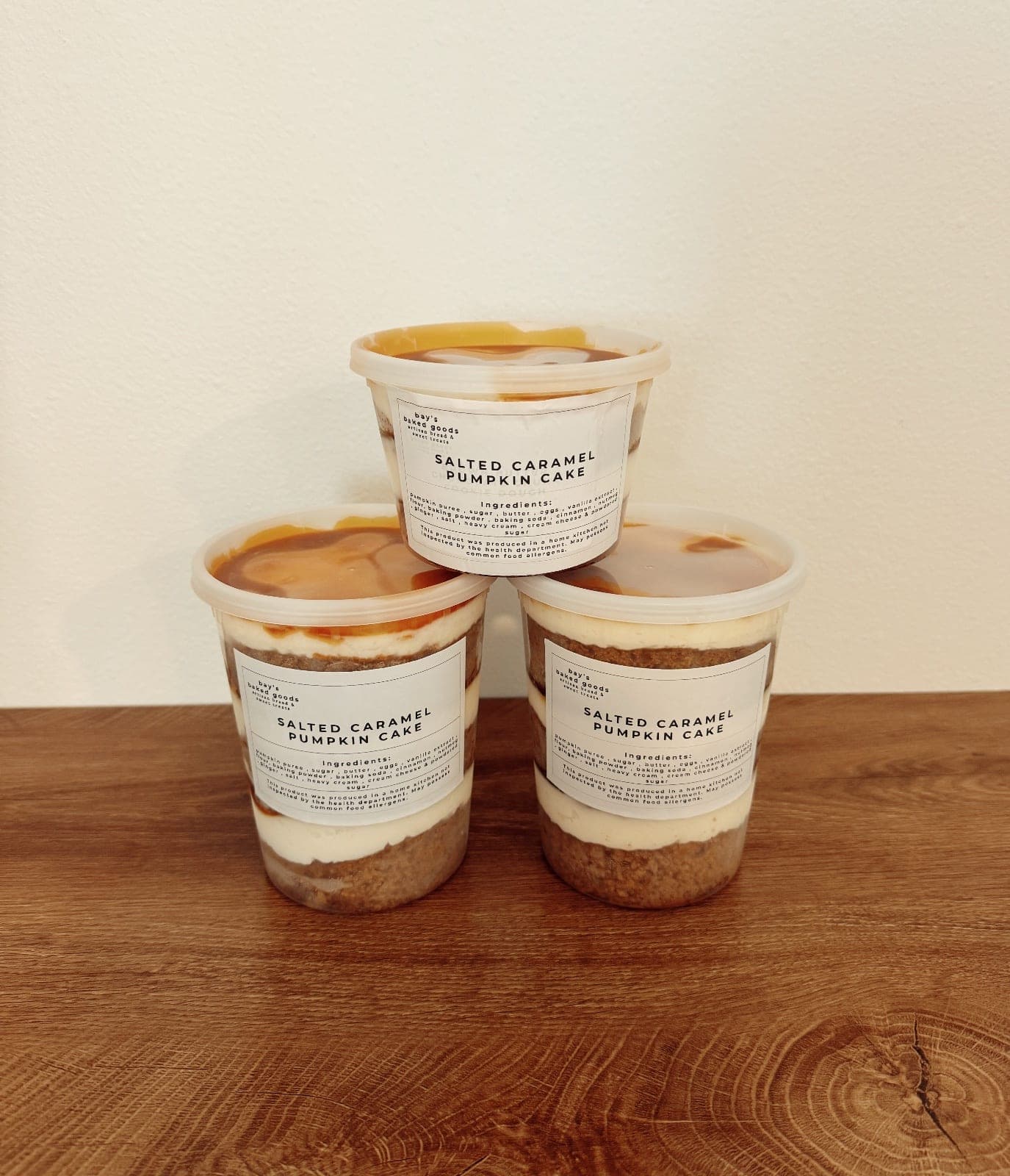 Salted Caramel Pumpkin Cake from Bay's Baked Goods, West Jordan, Utah