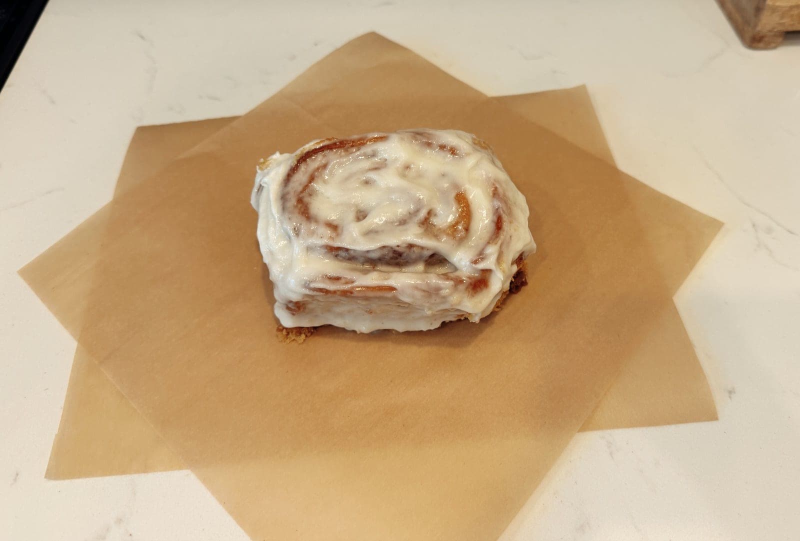 Pumpkin Cinnamon Rolls from Bay's Baked Goods, West Jordan, Utah